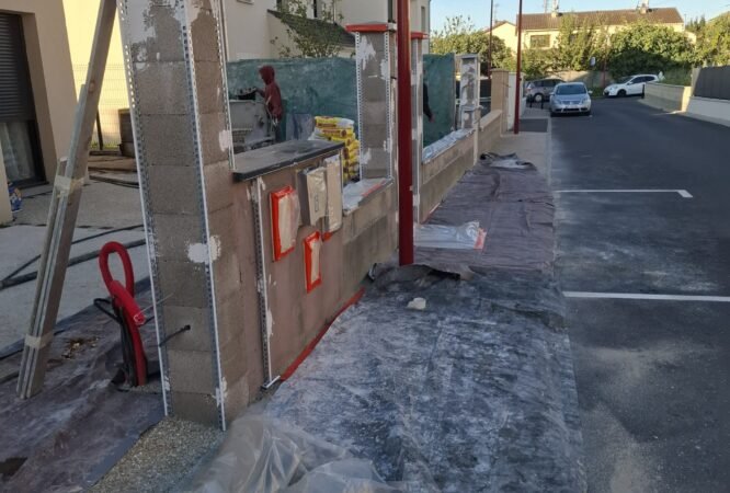 Réfection complète d’une façade en Seine Saint Denis