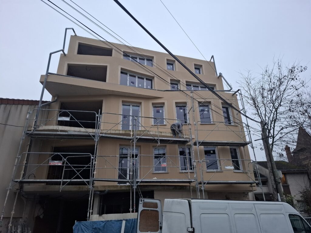 Façade après rénovation et remise en état