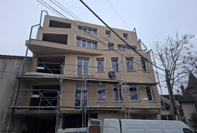 Façade après rénovation et remise en état