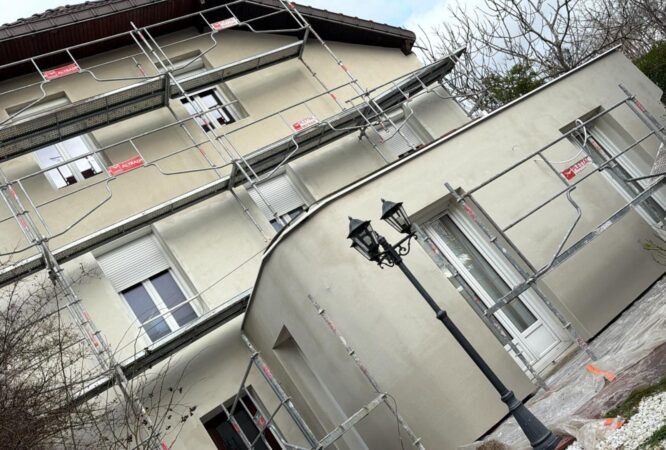 Rénovation extérieure d’un mur de façade