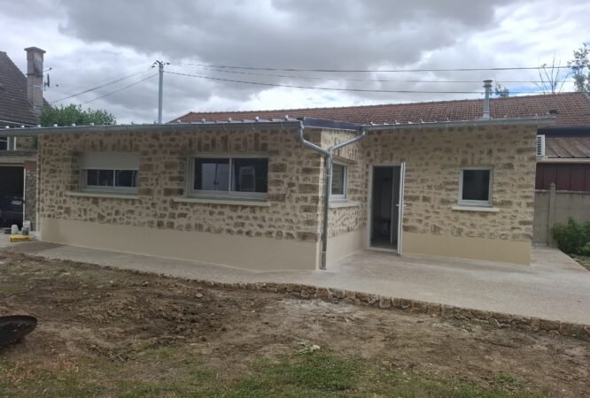 Isolation extérieure avec finition enduit