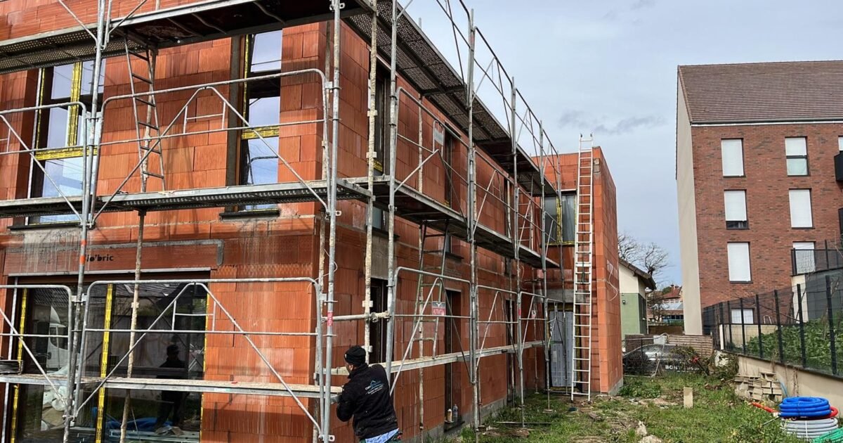 Façade isolée pour améliorer la performance énergétique